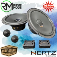 HERTZ DPK 165.3 Limited Edition Gold Sound 6.5" Component Speakers 80W RMS